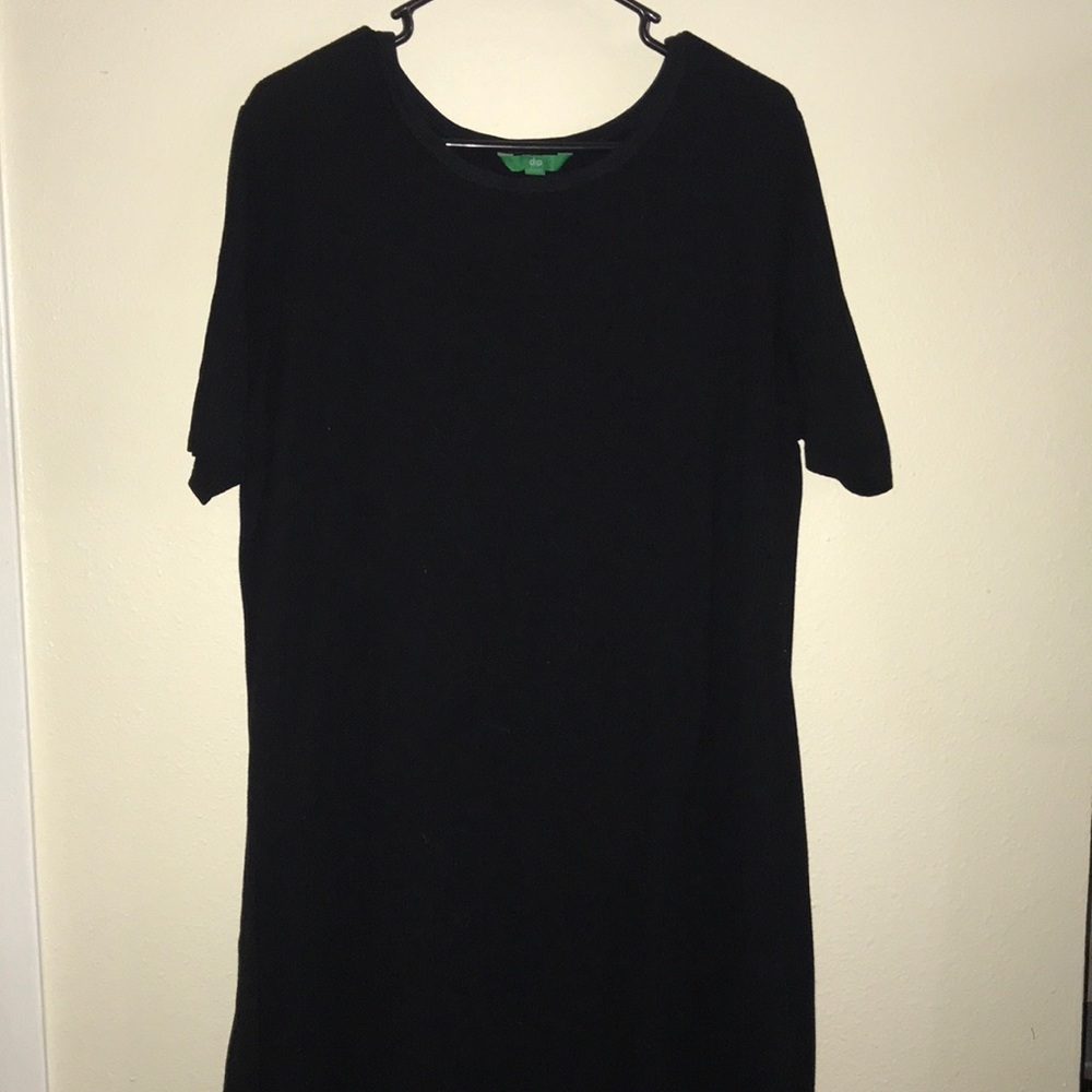 T-shirt dress (Black)